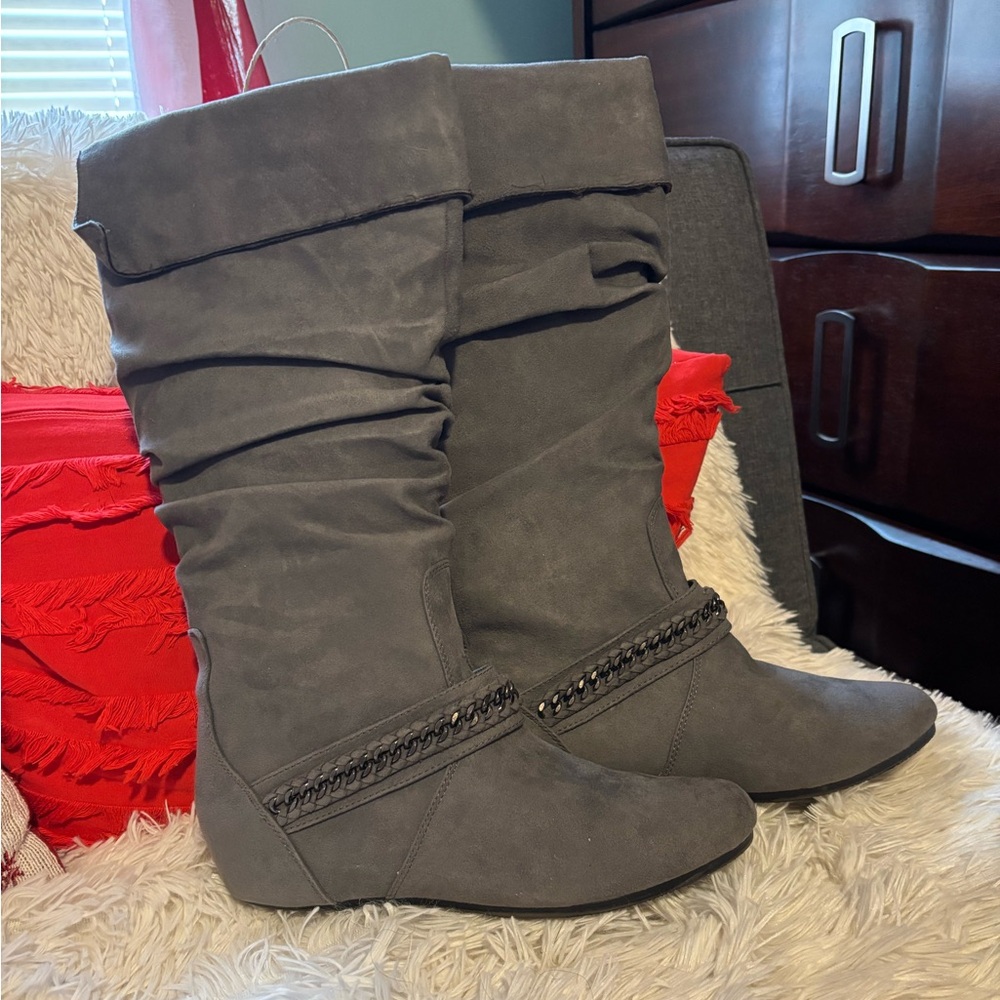 Below the knees boots